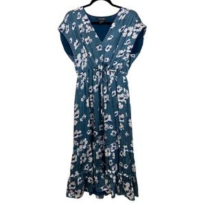 Club Monaco Women's Size 6 Silk Wajova Dress Midi Floral NEW NWOT